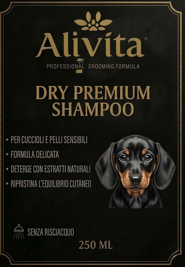 Alivita Dry Premium Shampoo – cura di cani e gatti