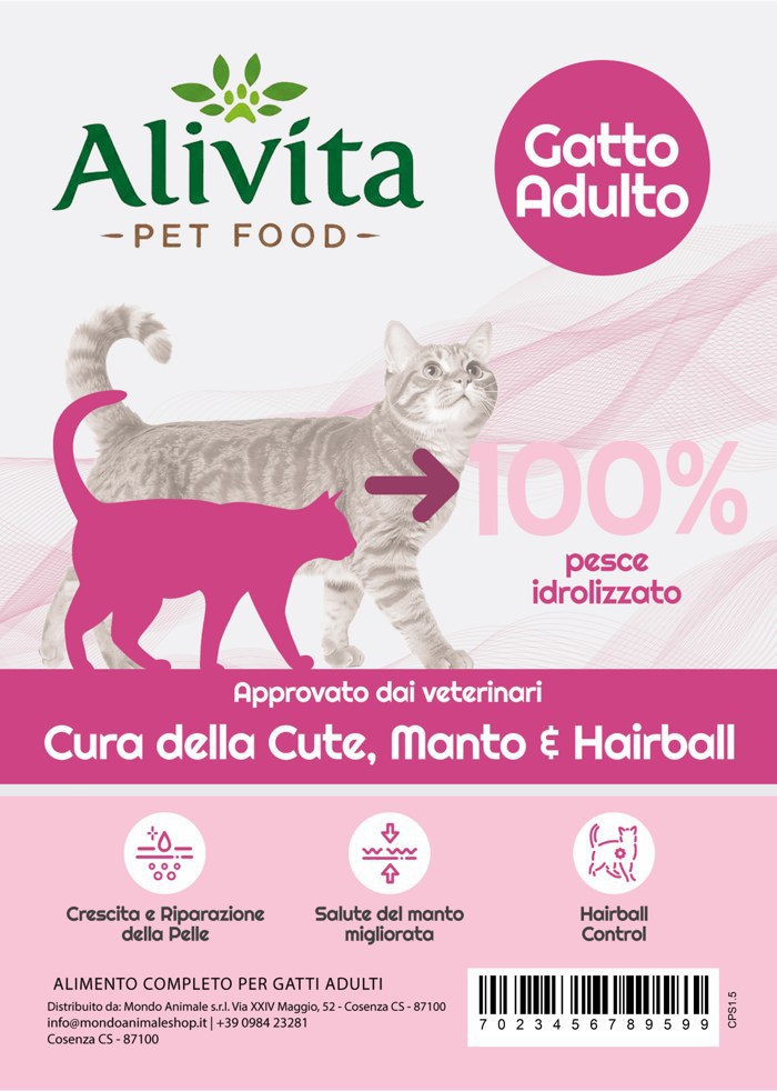 Alivita Gatto Curativo Adulto Cute/Derma – crocchette per gatti