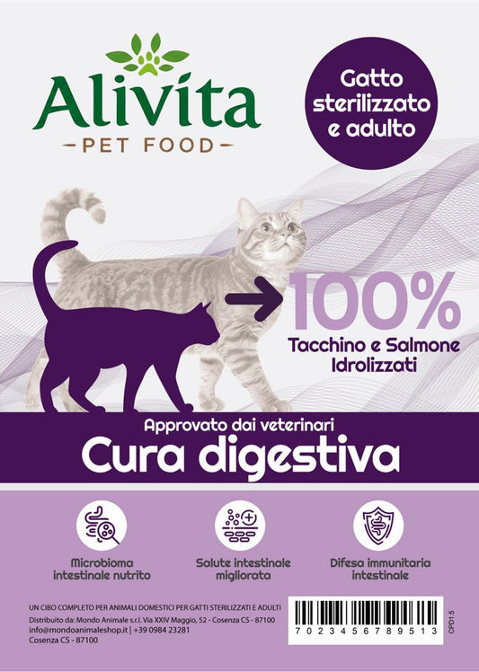 Alivita Gatto Curativo Adulto Sterilizzato Gastro – crocchette per gatti