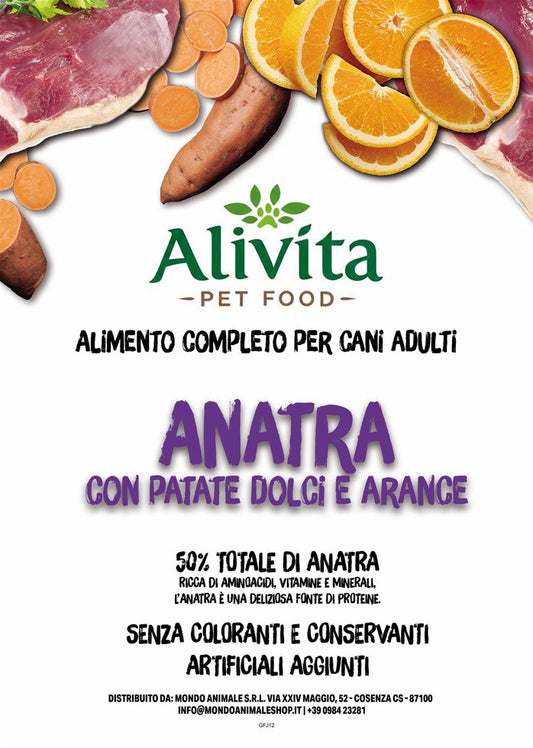 Alivita Grain Free Adulto Anatra – crocchette per cani