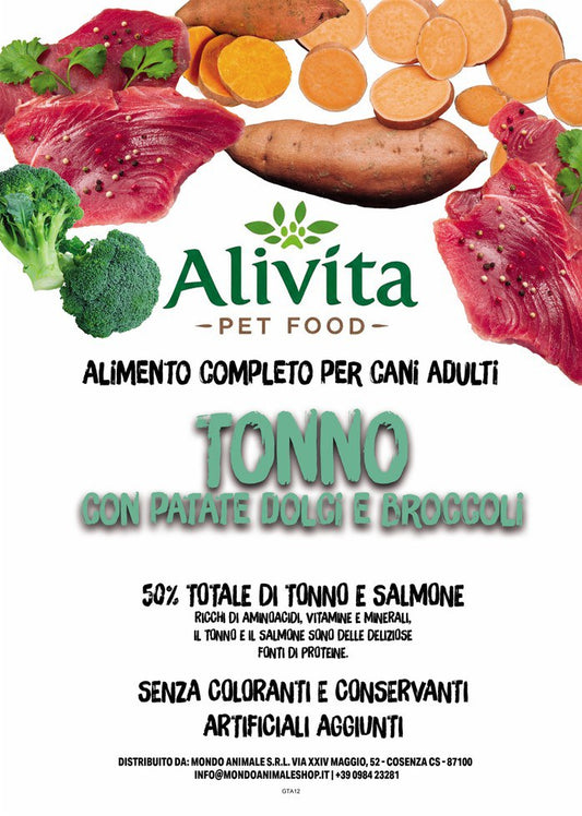 Alivita Grain Free Adulto Tonno – crocchette per cani