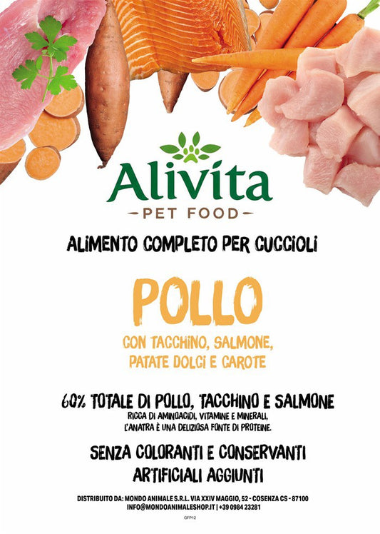 Alivita Grain Free Puppy Pollo – crocchette per cani