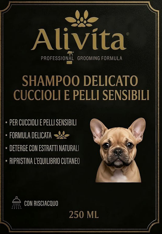 Alivita Shampoo Delicato Cuccioli – cura di cani e gatti