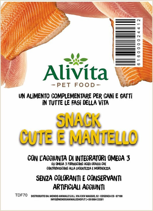 Alivita Snack Cute e Mantello per cani 70 g