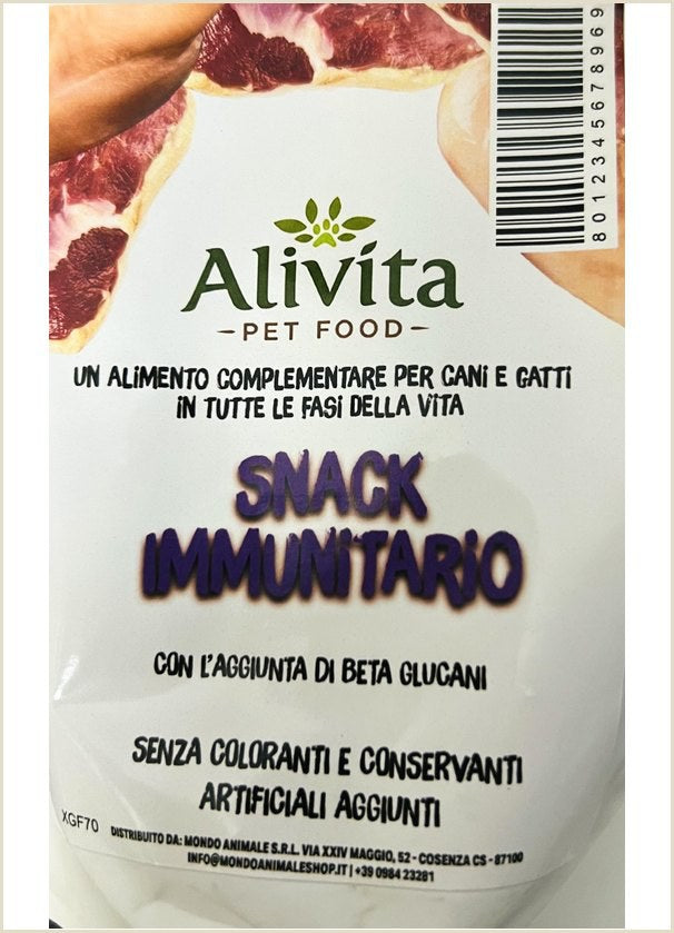 Alivita Snack Immunitario per cani 70 g
