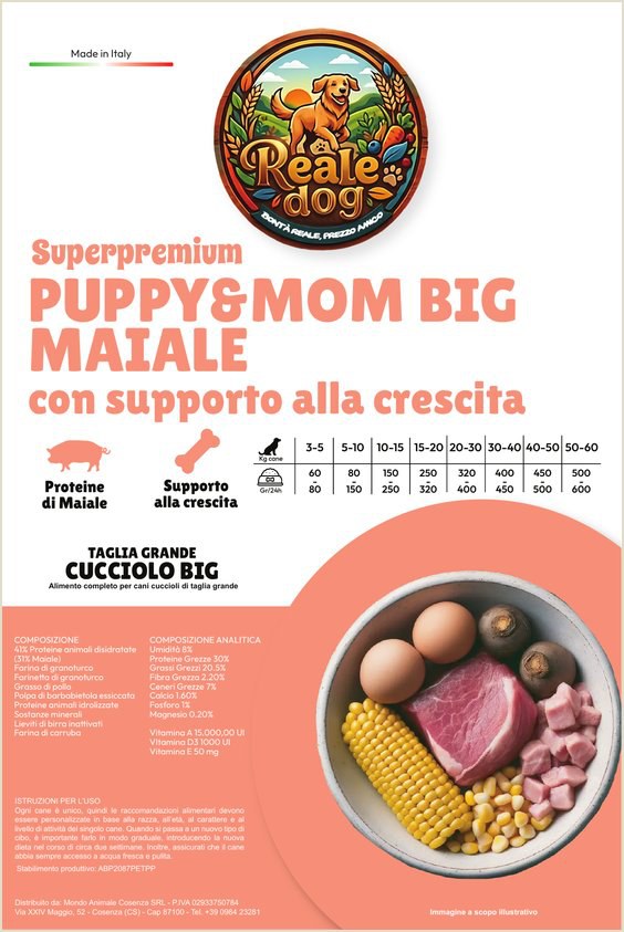 Reale Dog Puppy big Maiale – crocchette per cani