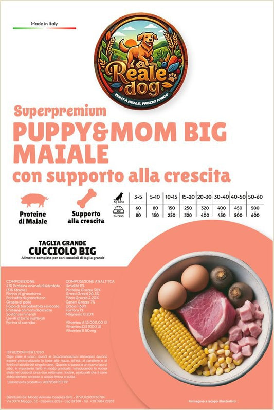 Reale Dog Puppy big Maiale – crocchette per cani