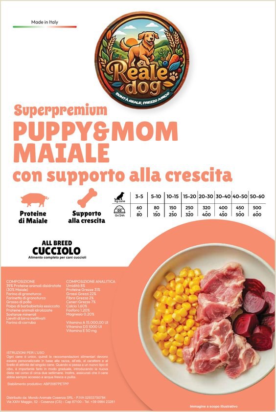 Reale Dog Puppy Maiale – crocchette per cani