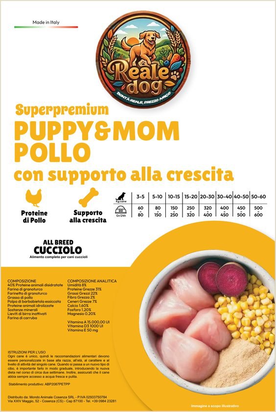 Reale Dog Puppy Pollo – crocchette per cani